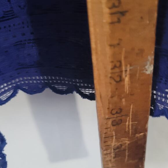 Free People- Women's Blue Lace Detailed dress- size 8 - Picture 11 of 11